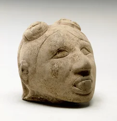 Testa maschile, Natchez, 1200-1500